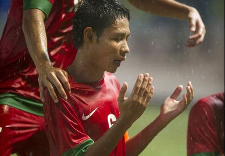 Hattrik Evan Dimas, Timnas U-19 Ungguli Korea