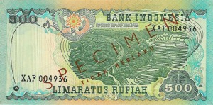 pic= perjalanan uang 500 rupiah kertas 