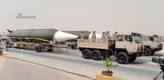 Saudi Arabia puts Chinese made DF-3 missile on display