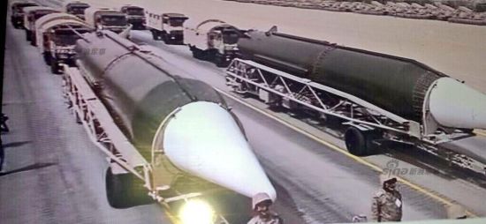 Saudi Arabia puts Chinese made DF-3 missile on display