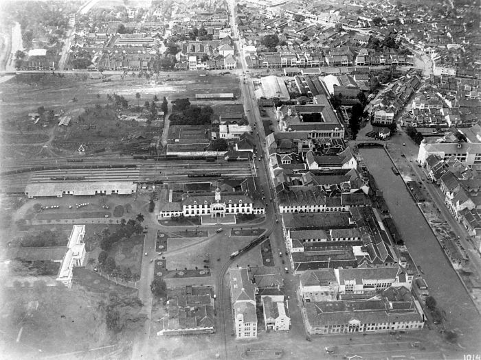 Keadaan Jakarta Jaman Penjajahan dari Udara (FOTO)