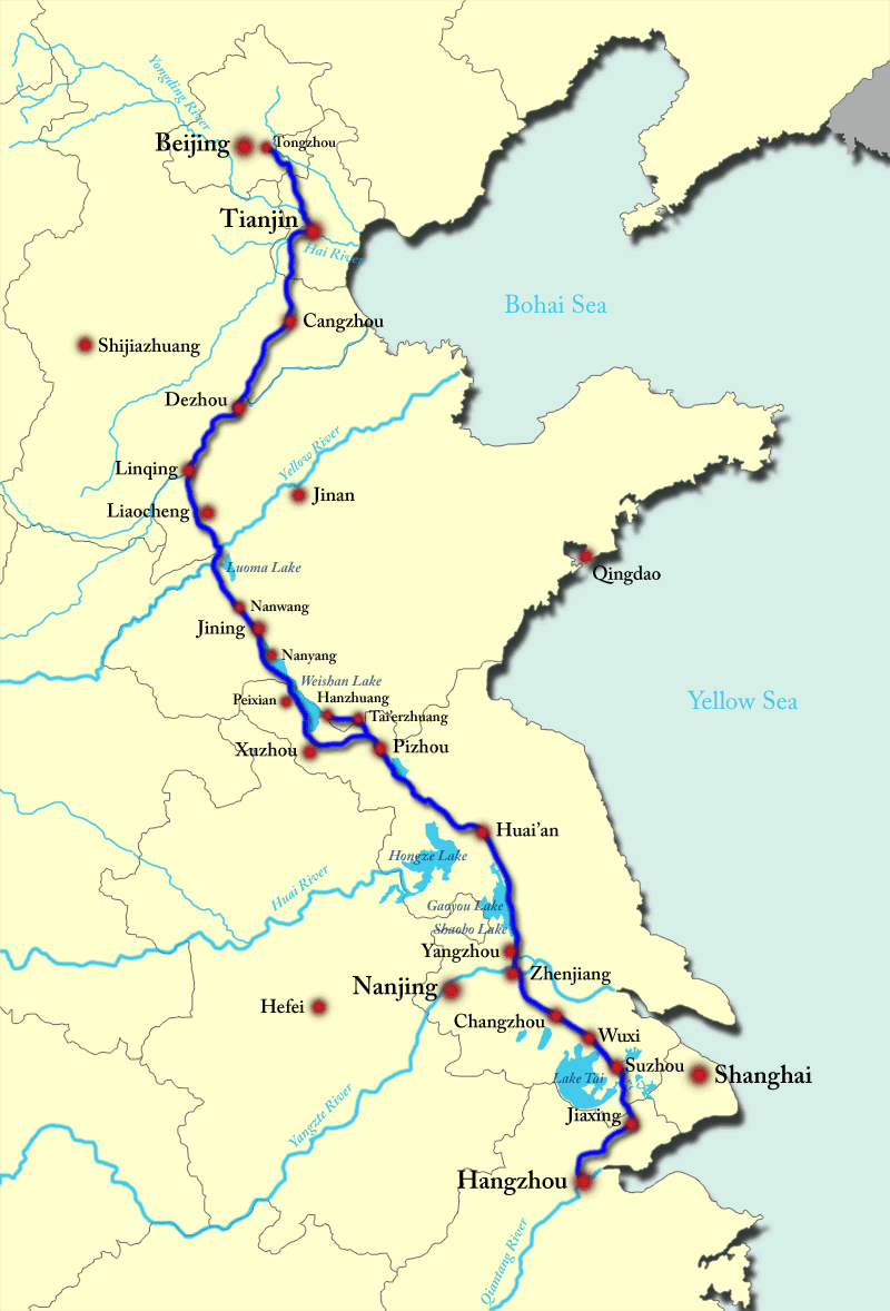 Grand Canal of China, Sungai Buatan Terpanjang di Dunia