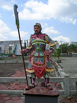 Guan Yu jendral terkenal di zaman tiga negara