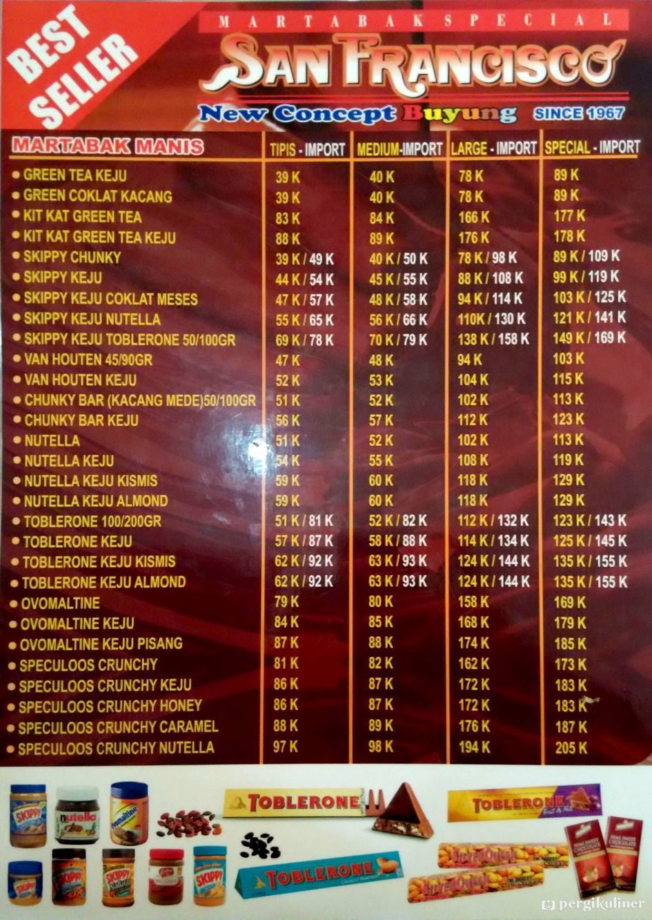 Deretan Penjual Martabak paling terkenal di Indonesia