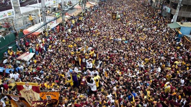 Festival Black Nazarene di Filipina, 2 Orang Tewas dan Ribuan Luka-luk