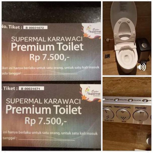 Ada Toilet Mewah di Mal di Karawaci, Sekali Masuk Rp 7.500