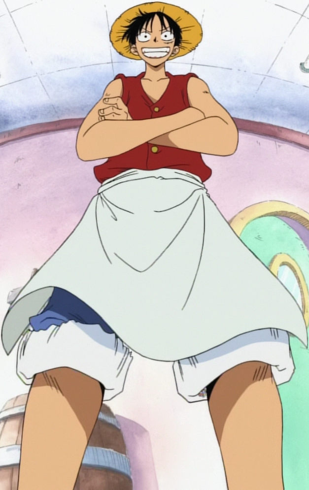 PERKEMBANGAN KOSTUM LUFFY (ONE PIECE)