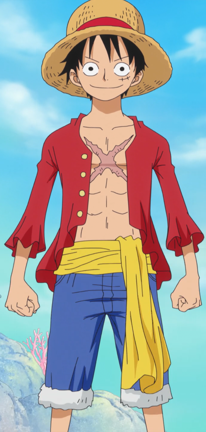 PERKEMBANGAN KOSTUM LUFFY (ONE PIECE)