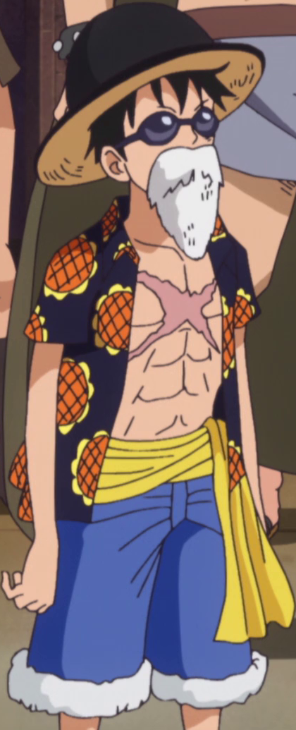 PERKEMBANGAN KOSTUM LUFFY (ONE PIECE)