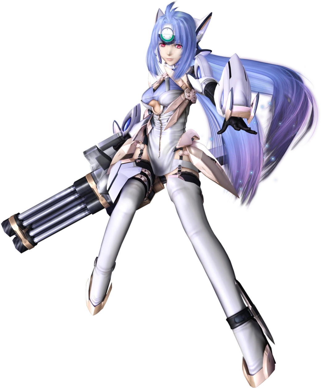 Character Game yang Lebih Cantik Ketika Memakai Sarung Tangan Panjang dan Stocking