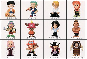 Koleksi Pribadi One Piece mainan dari Jepang