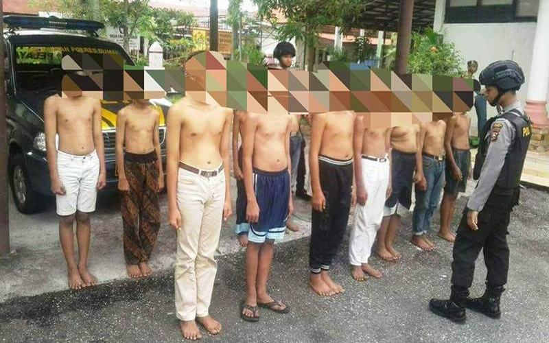Dicolak Seolah Pelaku Kriminal, Orang Tua di Dumai 'Kutuk' Aksi Polisi Asal Tangkap