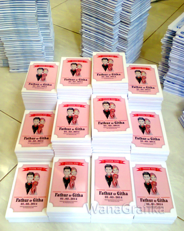 Souvenir Unik Berbentuk Blocknote Desain Custom Bisa Pakai Foto