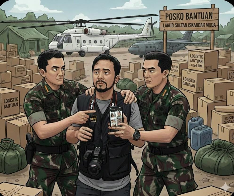 KKJ Aceh Kecam Perampasan/Penghapusan Karya Jurnalistik oleh TNI Terhadap Jurnalis