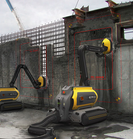 canggihnya alat peluntur beton (building eraser)