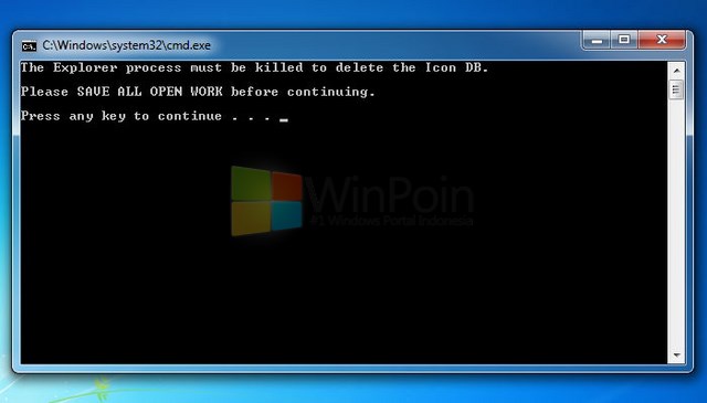 &#91;TIPS/SHARE&#93; Cara mengatasi masalah icon program di Windows 7 dan Windows 8