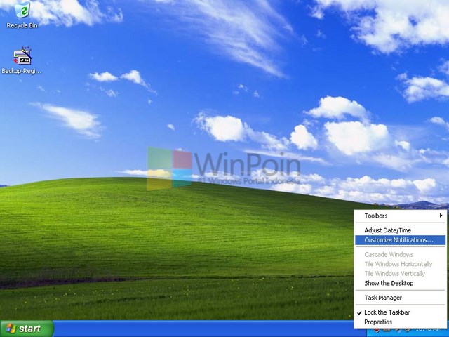 &#91;NEWBIE SHARE&#93; Kustomisasi icon system tray di Windows XP, 7, dan 8