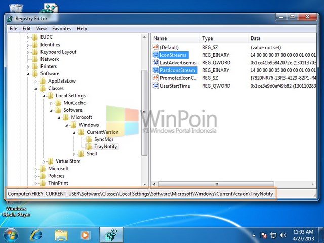 &#91;NEWBIE SHARE&#93; Kustomisasi icon system tray di Windows XP, 7, dan 8
