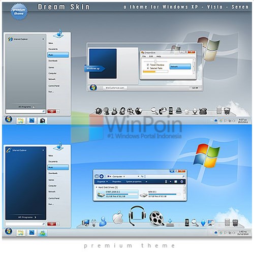 5 Tema Windows XP Terkeren Versi Ane