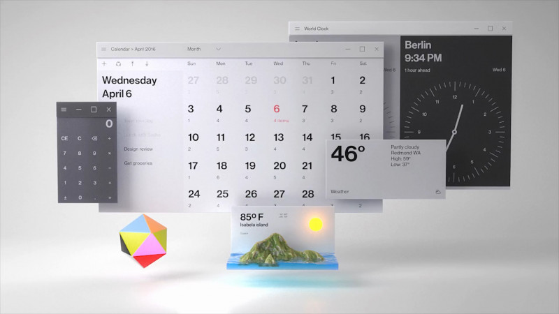 “Fluent Design System” Tampilan Baru Windows 10