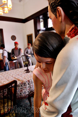 merasakan ketegangan visual detik2 G30SPKI melalui diaroma di museum AH. nasution