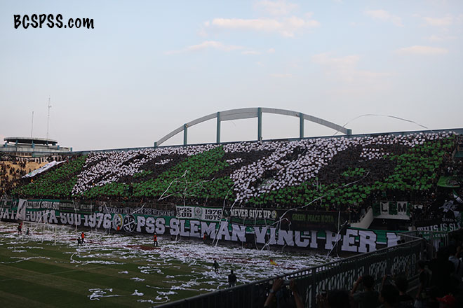 Ini baru supporter! Dari Sleman untuk indonesia!