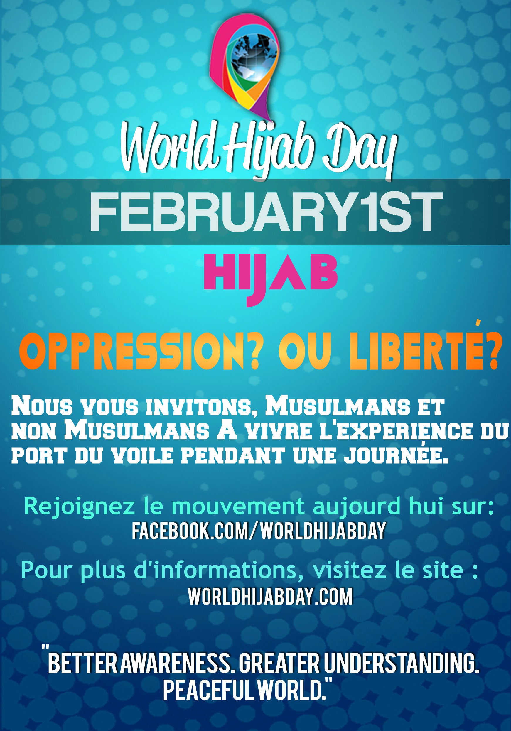 World Hijab Day (Hari Hijab Sedunia) 1 Februari 2013