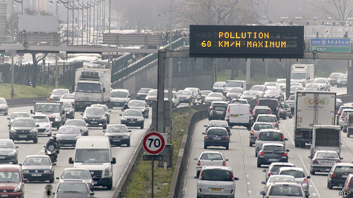 Polusi tinggi, Paris batasi mobil pribadi