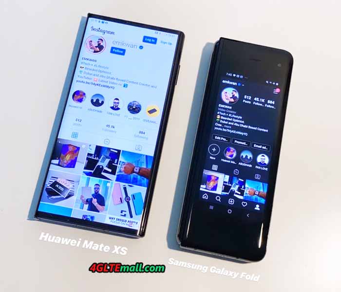 Huawei Mate Xs VS Samsung Galaxy Fold