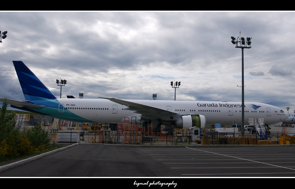 &#91;PIC&#93; Garuda 'joy flight' Boeing 777-300ER. Sementara di San Fransisco, B-777 Jatuh!