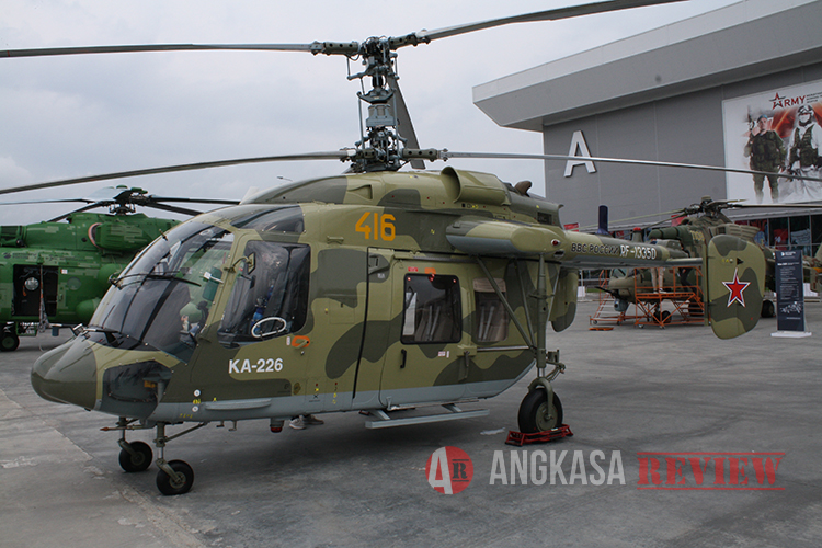 Army 2021: Rusia Tampilkan Helikopter Multi Misi Ka-226T Climber