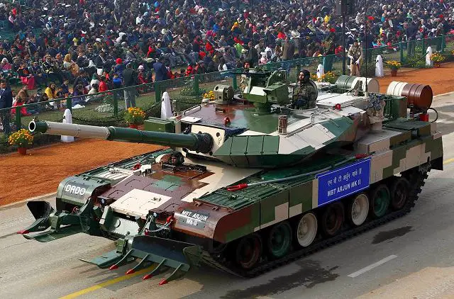 India unveils new local-made Arjun Mk-II main battle tank