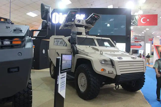Turkish Company Otokar presents for the first time in Asia its new Cobra 2 4x4 armour
