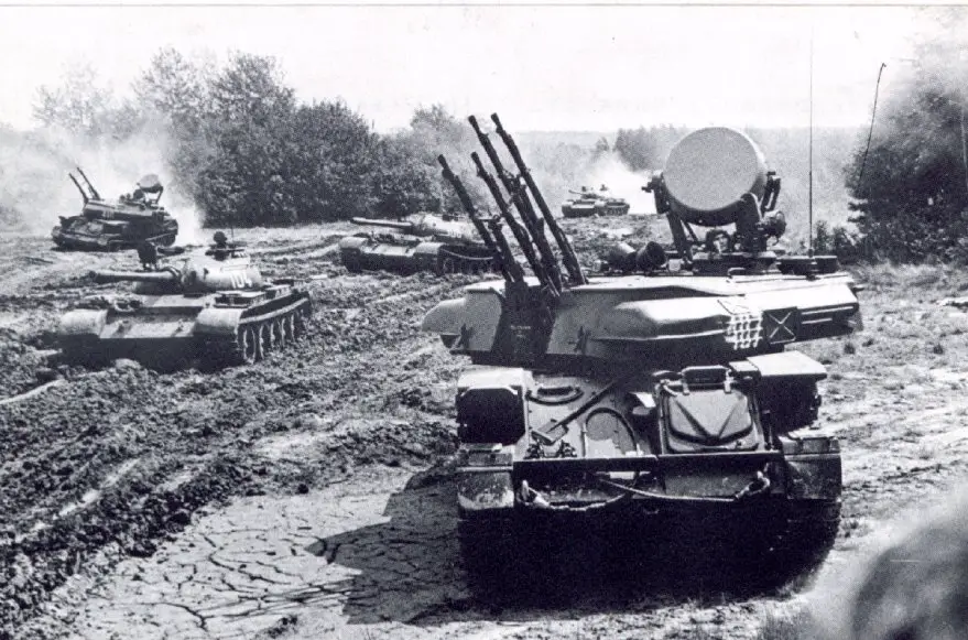 ZSU-23-4 armoured vehicle self-propelled anti-aicraft gun