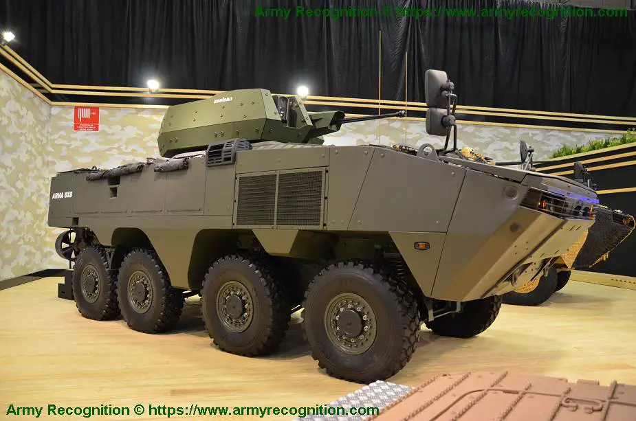 IDEB 2021: Otokar Pamerkan Arma 8x8, Kendaraan Lapis Baja yang Punya Desain Modular
