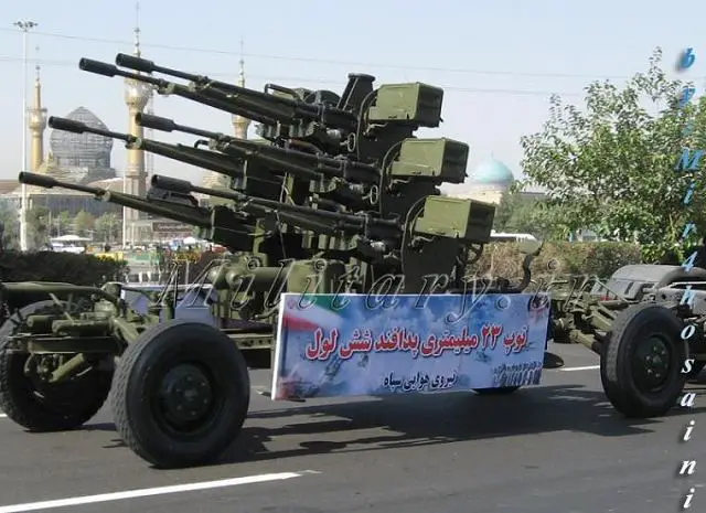 ZU 23 With 6 23mm Cannons!