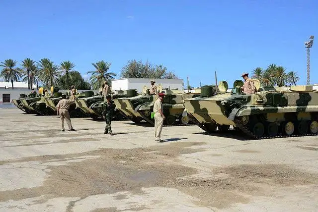 Rusia Mengirim 10 BMP-3 APC Untuk New Libya Army