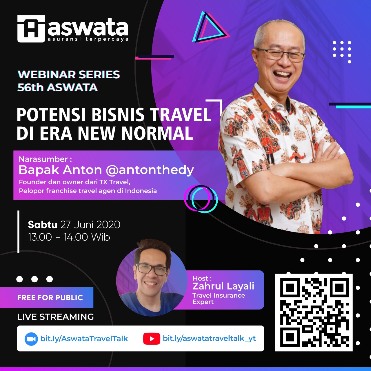 Webinar Gratis: Potensi Bisnis Travel di Era New Normal & Otomotif