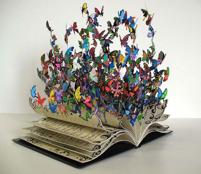 BOOK ART,SENI BUKU BEKAS.. Subhananlloh ajib bet