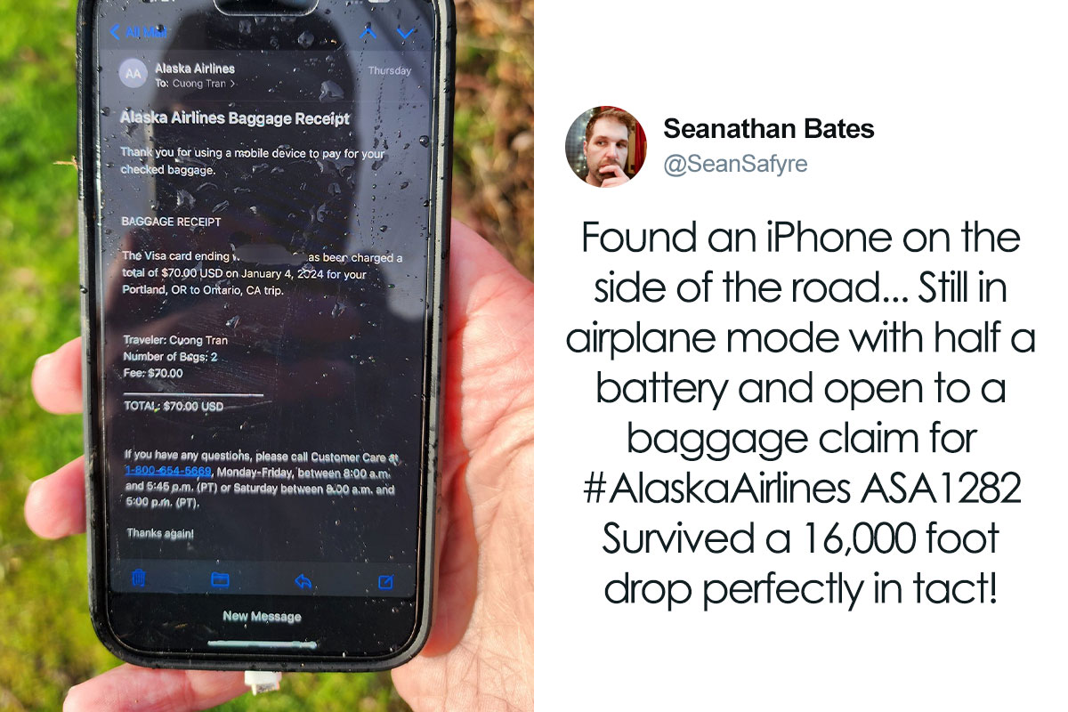 Ajaib, iPhone selamat tanpa lecet meski jatuh dari ketinggian 16 ribu kaki!
