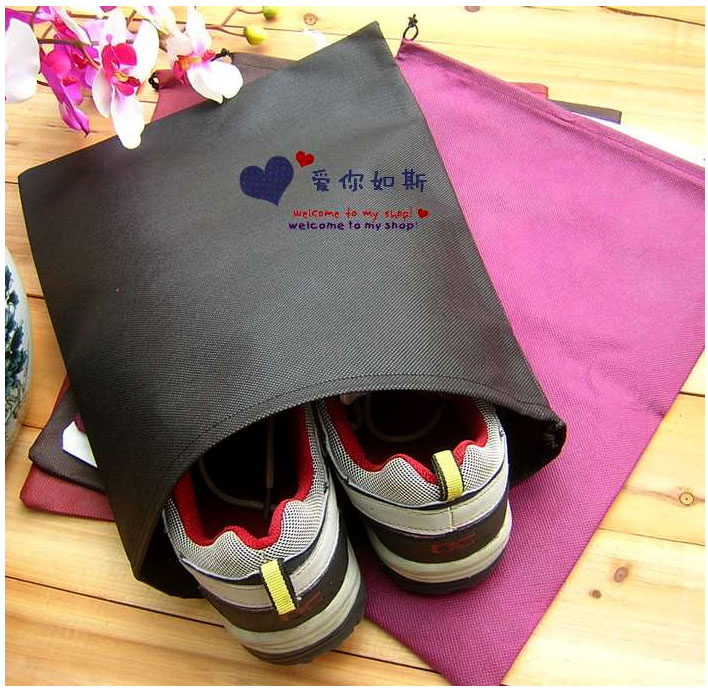 Tas Sarung Sepatu Non-Woven Breathable Shoe Bags, Bebas Pengap, Anti Jamur