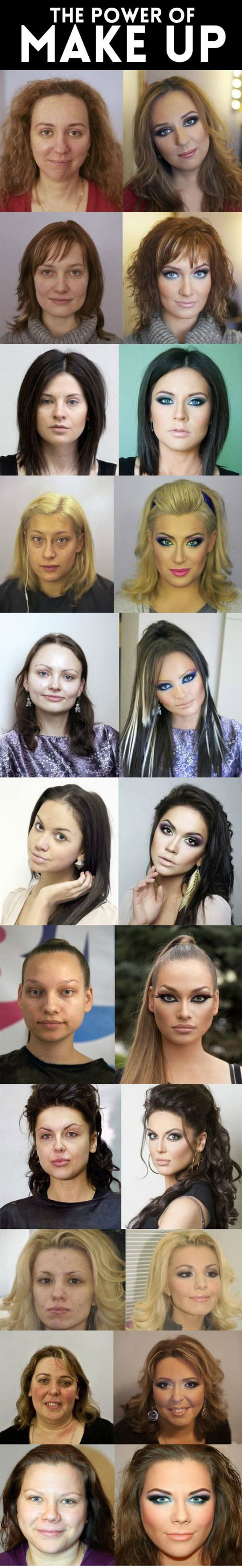 FOTO - FOTO BEFORE &amp; AFTER &quot;THE POWER OF MAKEUP&quot; - BIKIN AGAN NGOMONG &quot;ANJRIT!!!&quot;