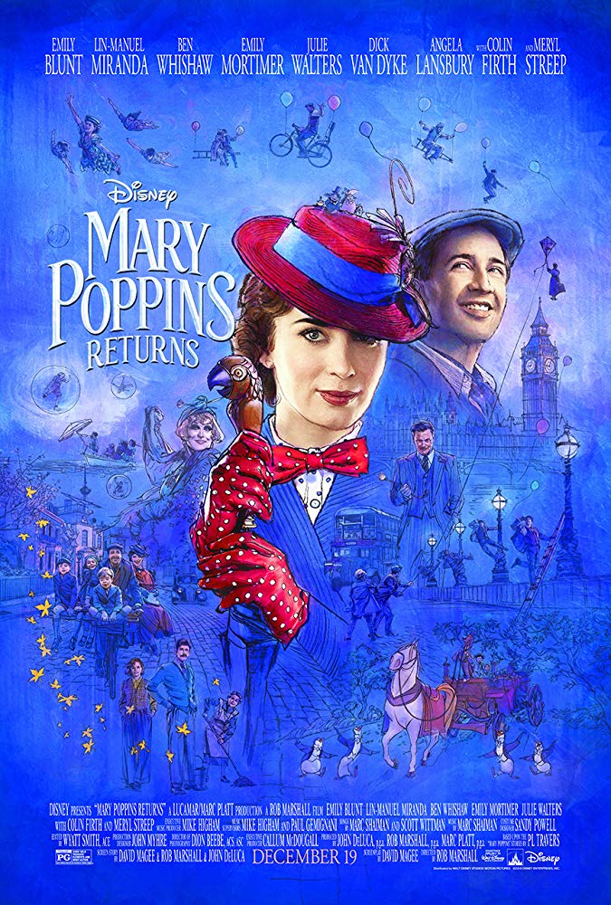 FIlm Mary Poppins Returns Mengisahkan Kembalinya Mary Poppins ke Keluarga Banks