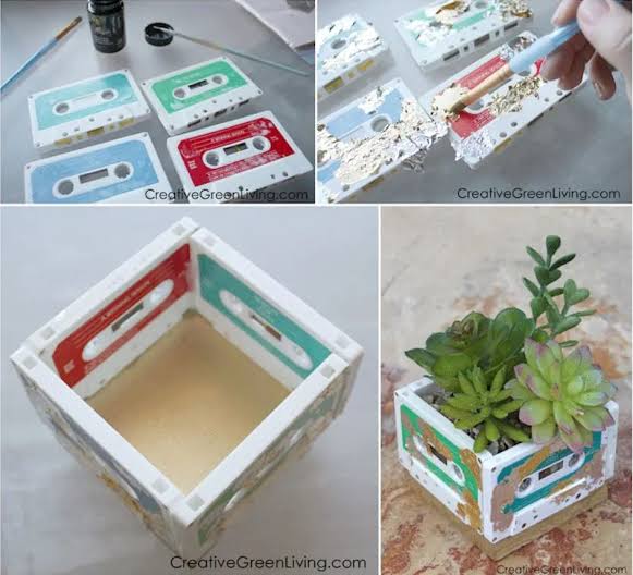 Bisa jadi Tas, 5 DIY Kreatif Menyulap Kaset Lama jadi Barang Unik