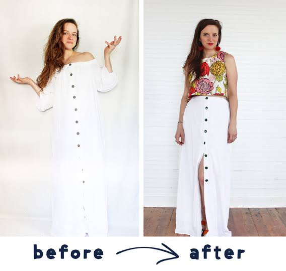 Bisa Dicontek, 5 Inspirasi Refashion Dress Biar Tetep Bisa Dipakai
