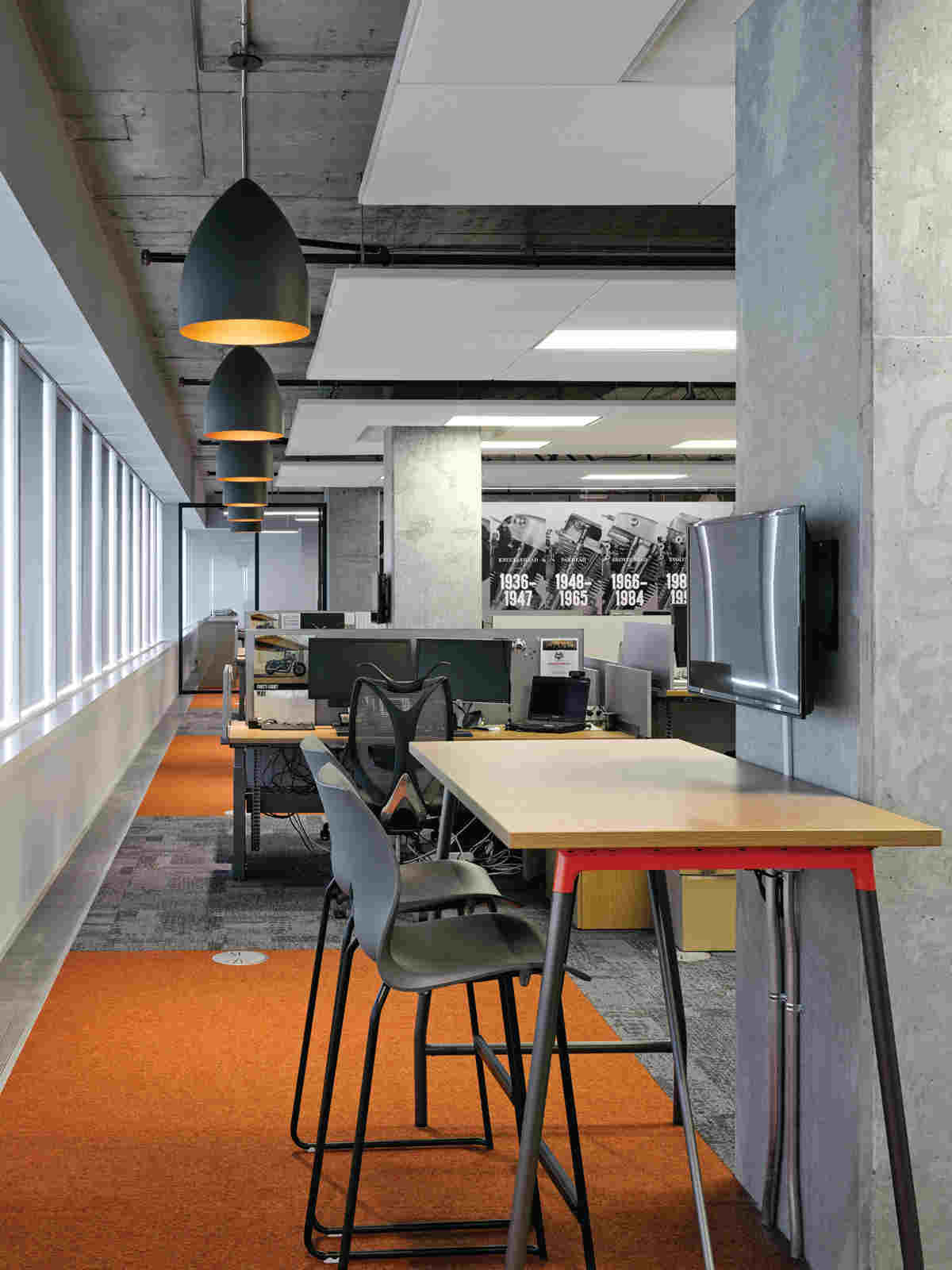 Seperti ‘Showroom’, 10 Potret Kantor Harley Davidson Bernuansa Oranye