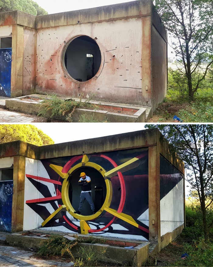 Tampak Nyata, 5 Potret Mural 3 Dimensi yang Bikin Decak Kagum