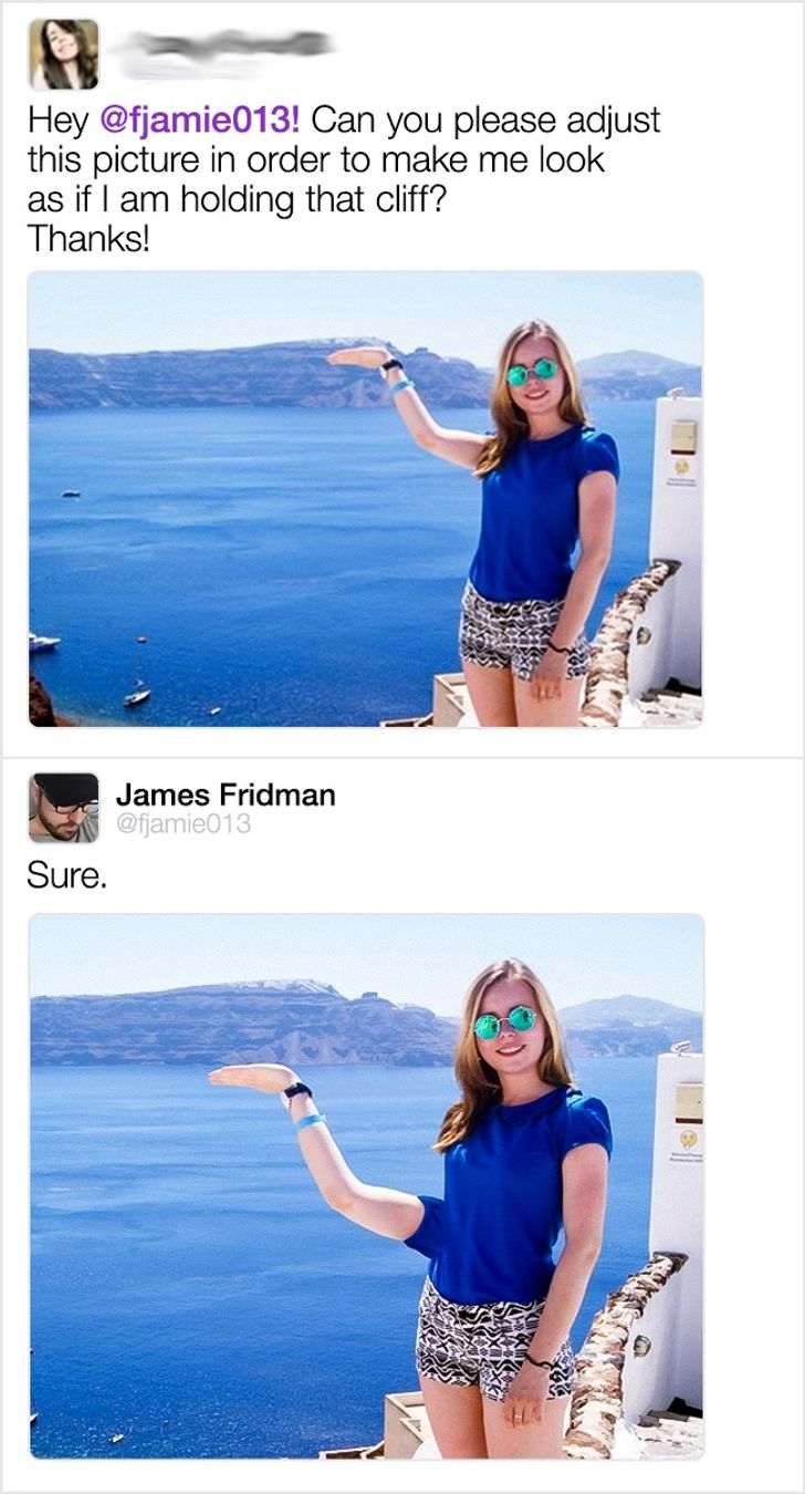 5 Potret Kocak Hasil Minta edit Foto Gratisan, Ngakak Abis