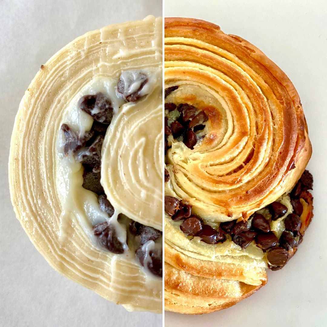 5 Potret Kue Sebelum dan Sesudah Dioven, Tetap Menggugah Selera