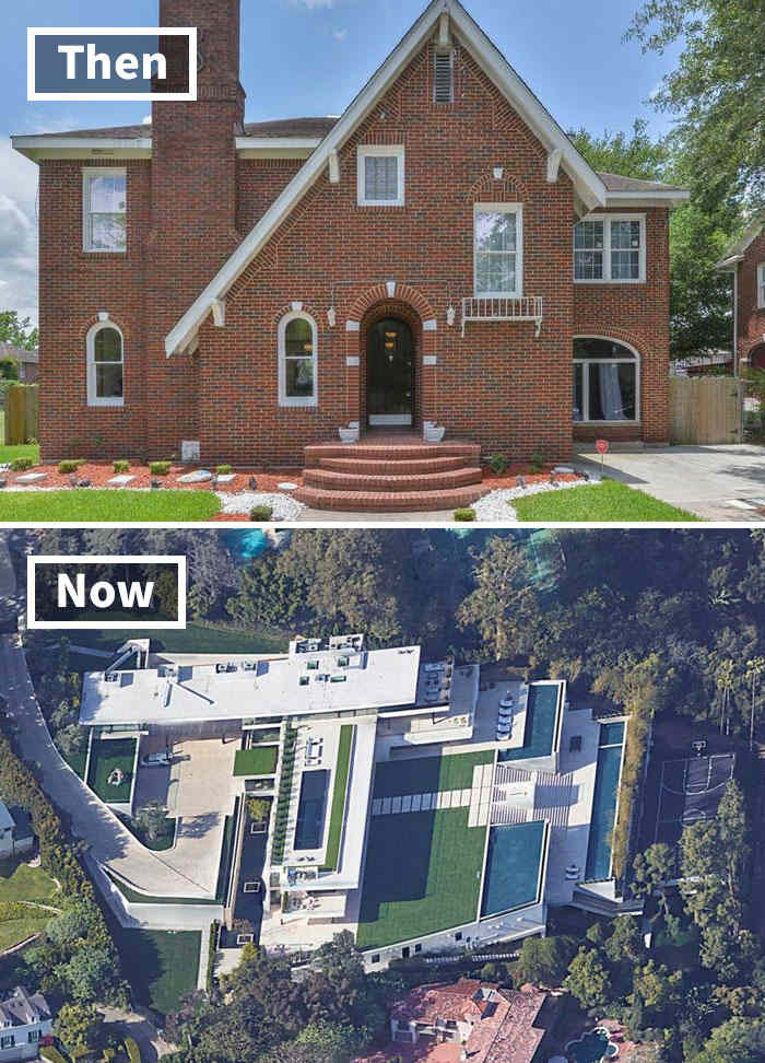 Menakjubkan, 5 Bentuk Rumah Selebriti Hollywood Sebelum dan Sesudah Terkenal